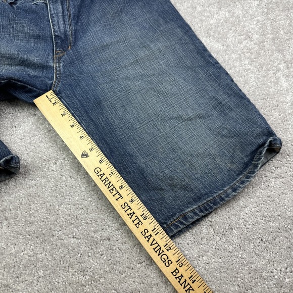 Levis Shorts Womens 18 Blue Regular Fit Medium Wash‎ Denim Y2K - Picture 8 of 8